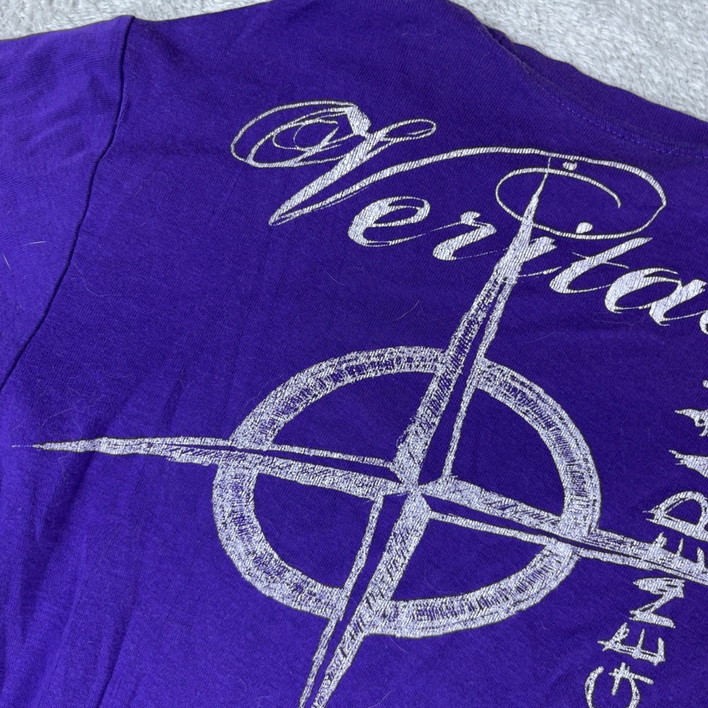 Defye Shirt Women Medium Graphic Tee Verita Deepwater Drifters Purple Streetwear - Picture 4 of 7